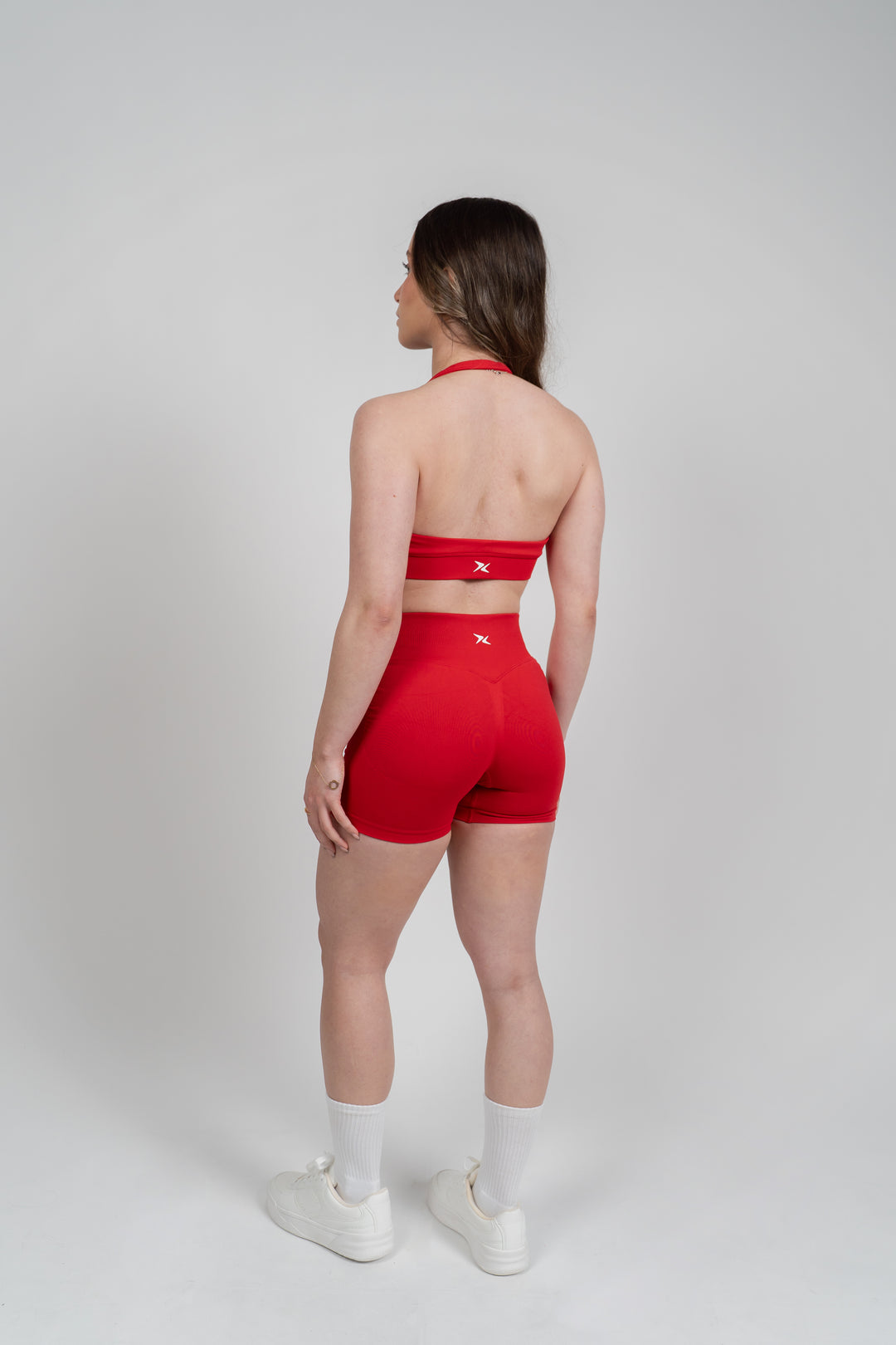Sculpt Halter Top - Vermelho