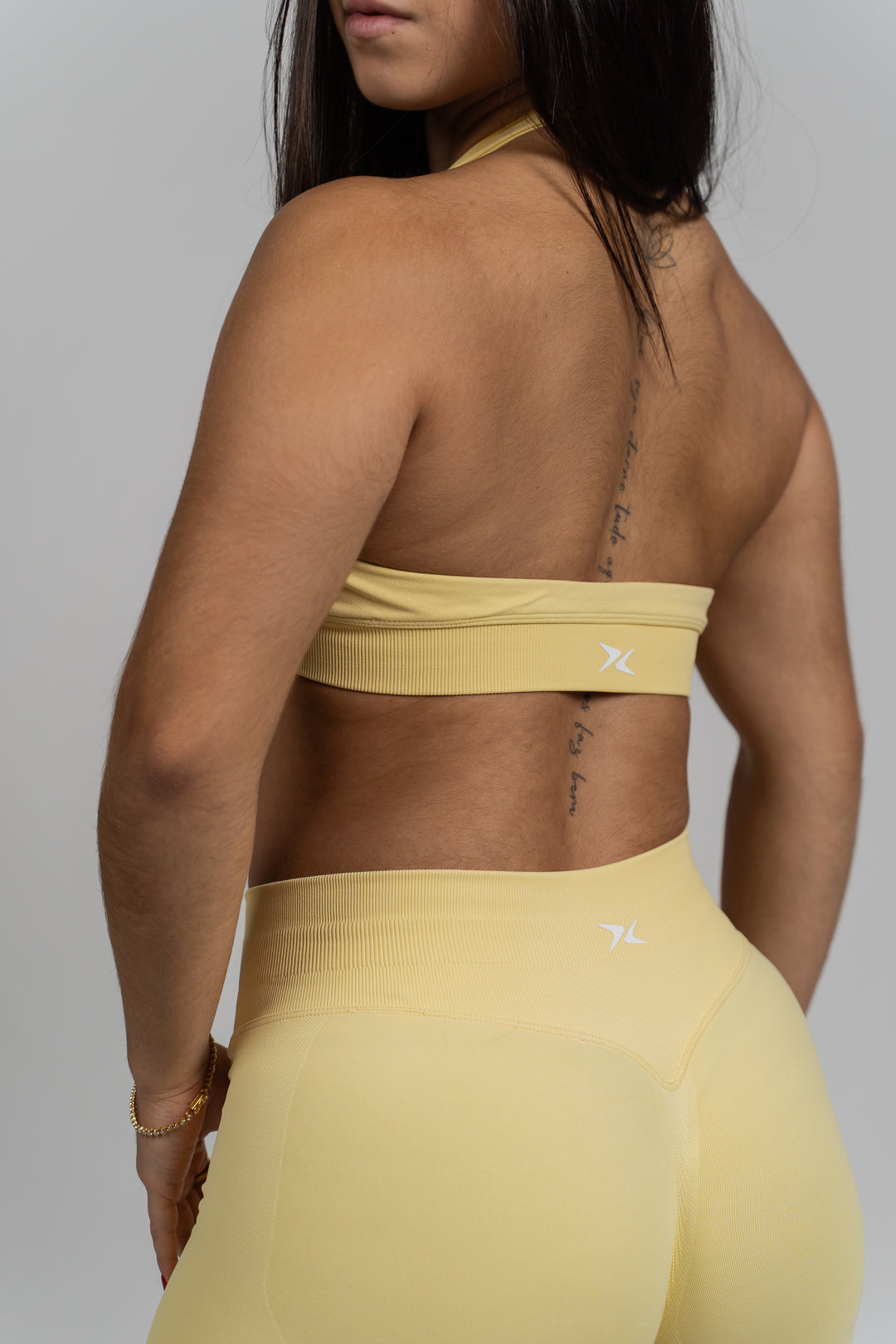 Sculpt Halter Top - Amarelo