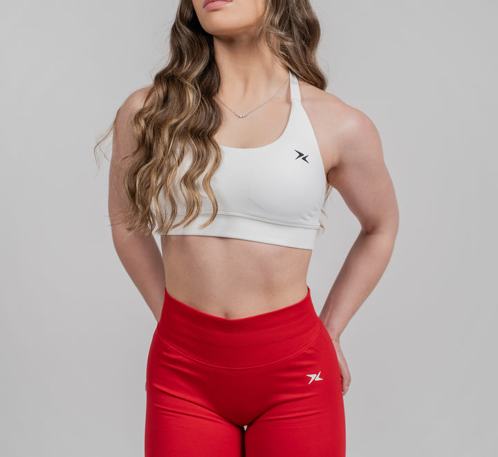 Sculpt Halter Top - Branco
