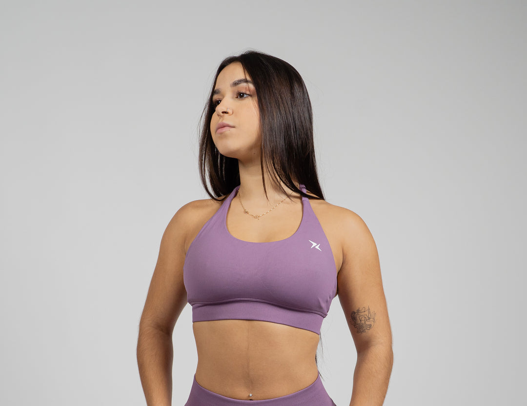 Sculpt Halter Top - Grape