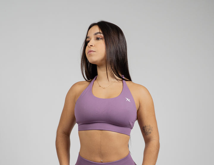 Sculpt Halter Top - Grape