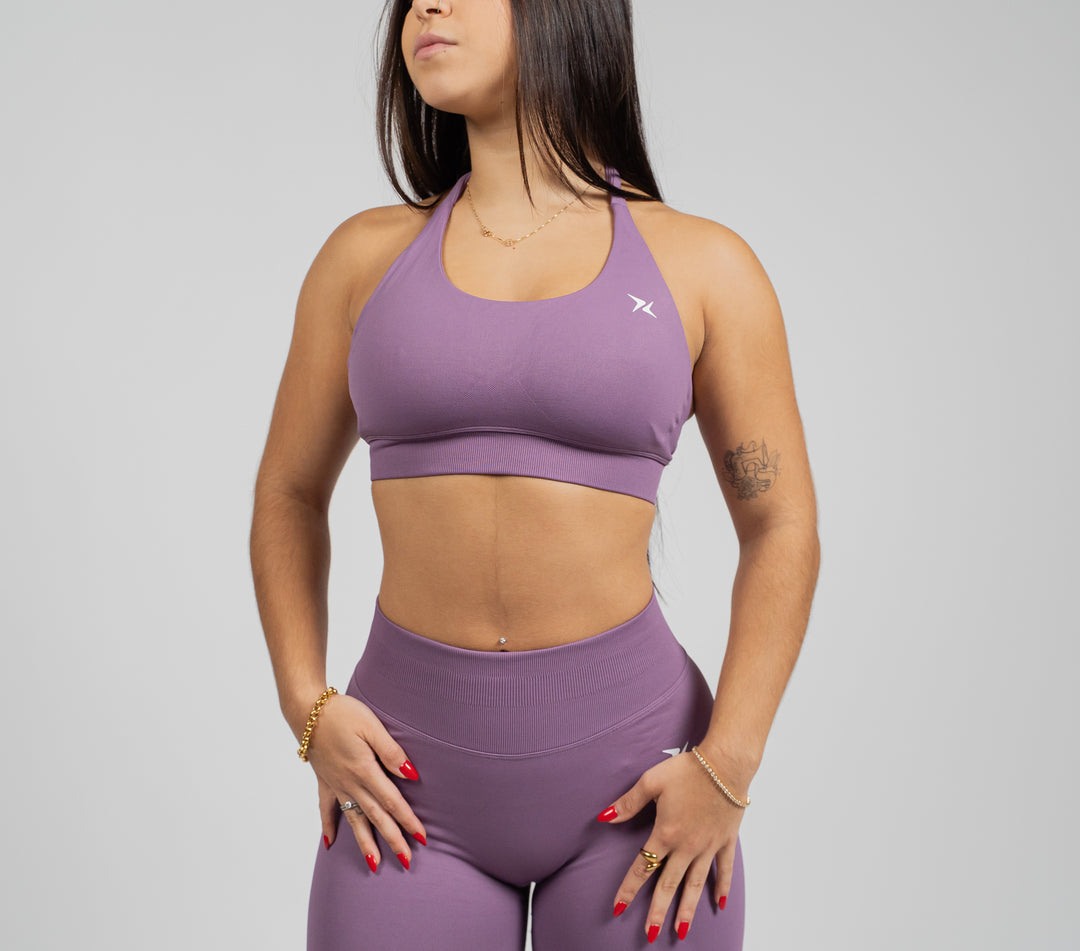 Sculpt Halter Top - Grape