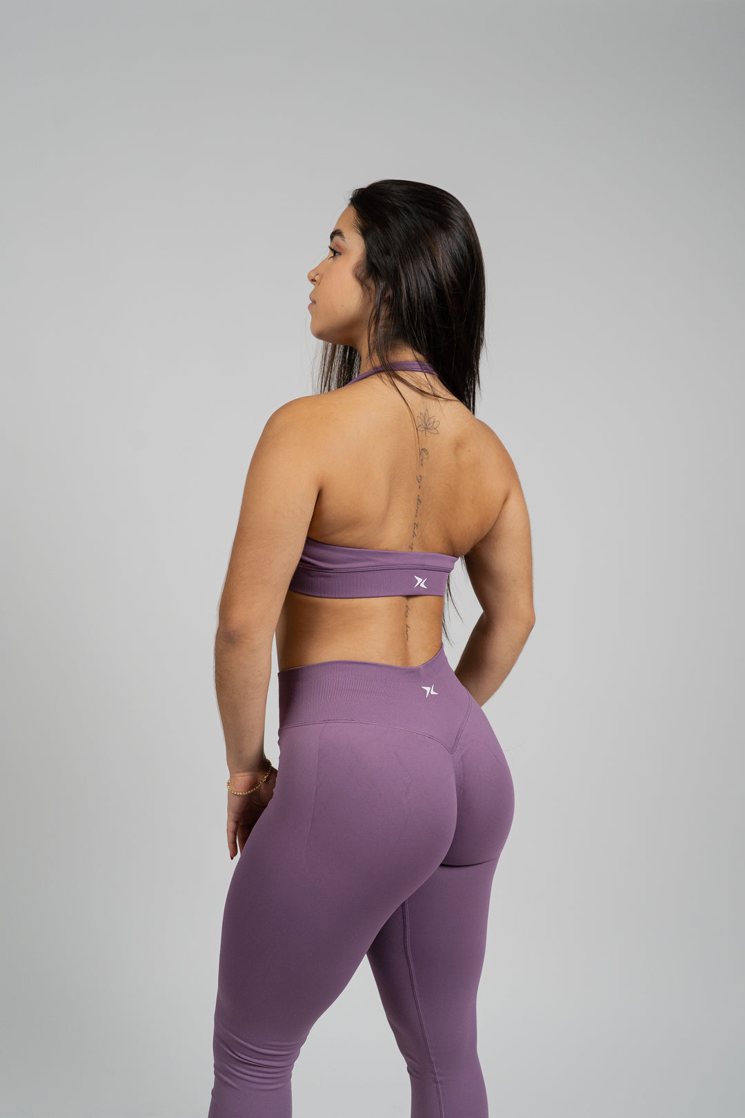 Sculpt Halter Top - Grape
