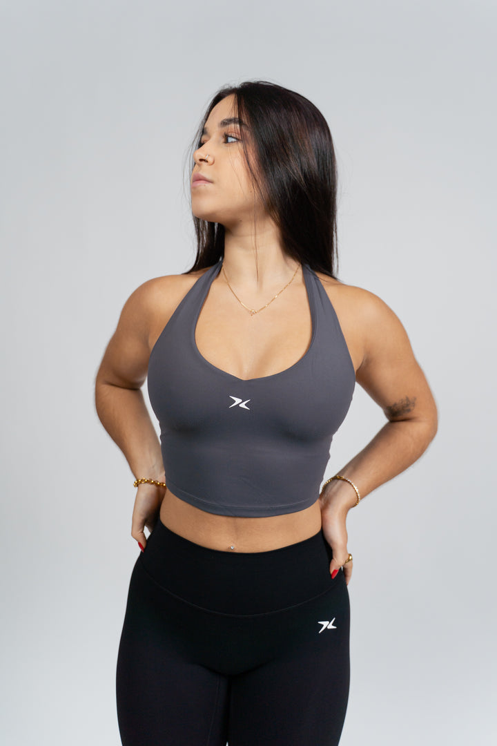 Elevate Halter - Cinza carbono