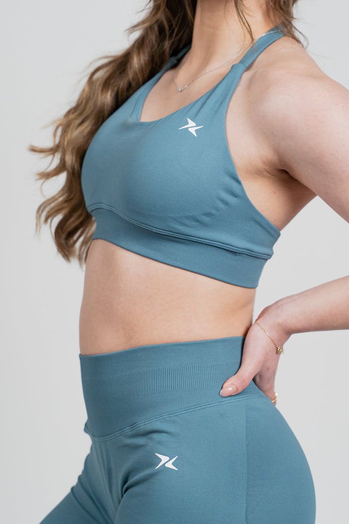 Sculpt Halter Top - Pistachio